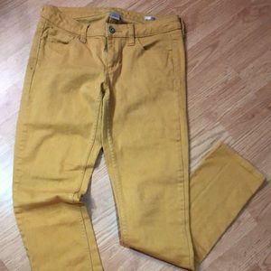 Mustard Skinny Jeans